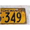 Image 3 : Saskatchewan 1933 License Plate