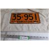 Image 1 : Saskatchewan 1942 License Plate