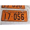 Image 3 : Pair of Saskatchewan 1950 License Plates