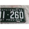 Image 3 : Saskatchewan 1956 License Plate