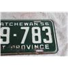 Image 3 : Saskatchewan 1956 License Plate