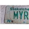 Image 2 : Saskatchewan 2001 MYRA License Plate