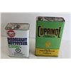 Image 3 : (2) Collector Tins - Gulf Multi-Purpose Cleaning Solvent, Cuprinol Products