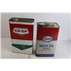 Image 3 : (2) Collector Tins - CO-OP, Esso