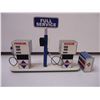 Image 2 : (2) Pieces of Gas Station Accessories-Pumps and Oil Can Displayer