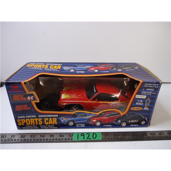 1:16 Radio Control Sports Car-Pontiac GTO