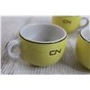Image 2 : CN Dishware Pieces - (4) Mugs, Saucer