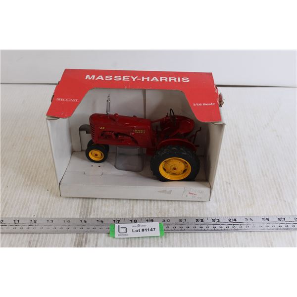 SpecCast Massey-Harris Model 22 Tractor Replica 1/16 Scale (NIB)