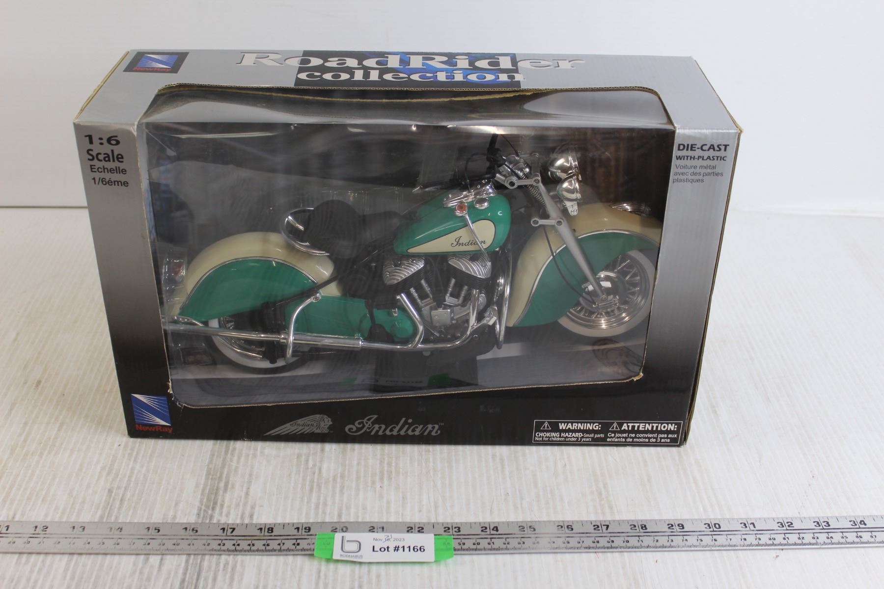 NewRay RoadRider Collection Indian Motorcycle Replica 1/6 Scale (NIB ...