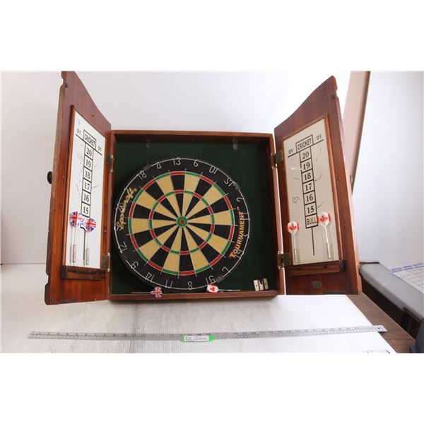 * Dart Board with Darts