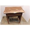 Image 1 : * Wooden Desk - 18" x 28" x 28", Missing Hardware