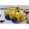 Image 4 : Childrens School Bus Play Set