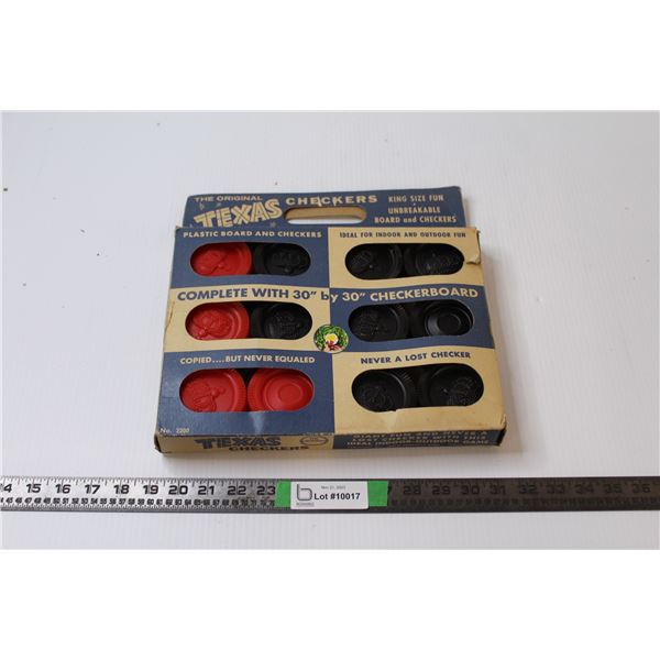 The Original TEXAS Checkers - NIB