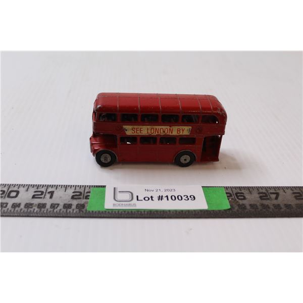 Lone Star Die Cast Double Decker City Bus -Made in London