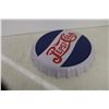 Image 4 : Pepsi-Cola Bottle Cap Sign - 14 1/4" Diameter