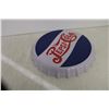 Image 4 : Pepsi-Cola Bottle Cap Sign - 14 1/4" Diameter