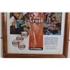 Image 3 : Vintage Framed Orange Crush Ad - 12 14" x 15 1/4"