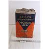 Image 1 : Eaton's Motor Oil Tin