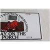 Image 3 : If You Can't Run with the Big Dogs Stay on the Porch Decorative License Plate