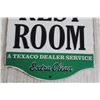 Image 3 : Texaco Rest Room Sign - 6" x 7 3/4"