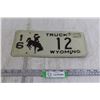 Image 1 : Wyoming Truck License Plate