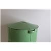Image 3 : Green Flour Bin - 11 1/2" Diameter, 24" Tall