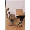 Image 1 : * School Desk - Desk Measures 14" x 24" x 29"