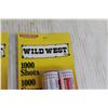 Image 3 : (2) TootsieToy Packs Wild West 1000 Cap Gun Shots - Sealed