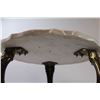 Image 3 : * Marble Top Table With Queen Anne Legs - 16"x18"