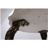 Image 4 : * Marble Top Table With Queen Anne Legs - 16"x18"