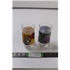 (2) Hockey Theme Drinking Glassess