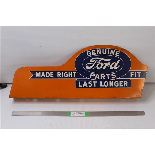 Genuine Ford Parts Double Sided Parts Rack Display Sign 10