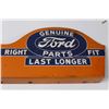 Image 4 : Genuine Ford Parts Double Sided Parts Rack Display Sign 10"x24"