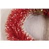 Image 3 : (2) Christmas Vintage Bottle Brush Wreaths - 9" and 10 1/2" Diameters