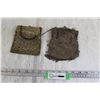 Image 1 : (2) 100-Year Old Beaded Evening Bags - Elaborate Metal Clasps, (1) Made in France