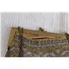 Image 2 : (2) 100-Year Old Beaded Evening Bags - Elaborate Metal Clasps, (1) Made in France