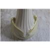 Image 2 : Belleek Vase - Made in Ireland, Brown Mark, 6 1/2" Tall