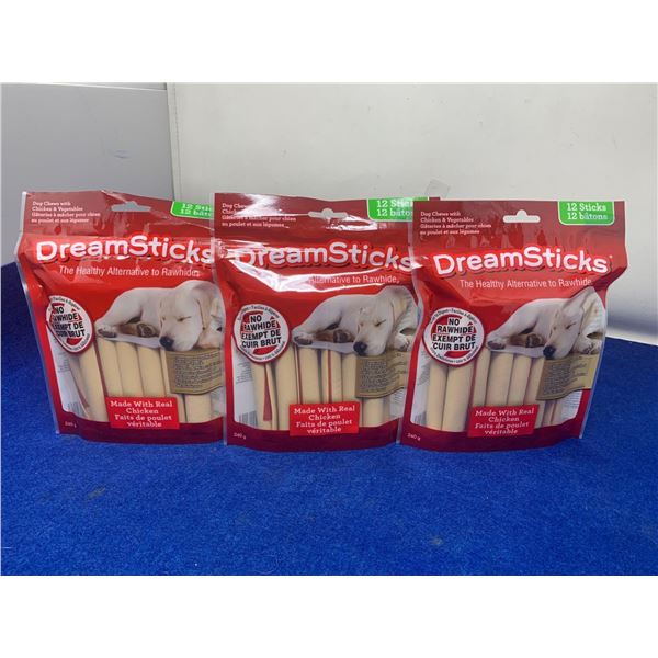 DreamSticks Dog Treats (3 x 240g)