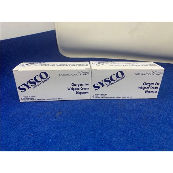 Sysco Chargers for Whipped Cream Dispenser (2 x 24)