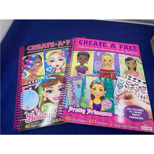 Create-A-Face Activity Books (2ct)