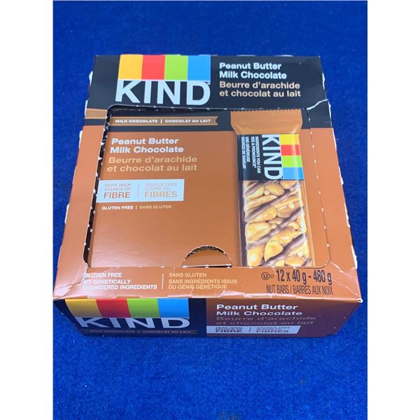 Kind Peanut Butter and Milk Chocolate Bars (12 x 40g)