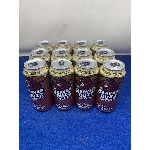 Beaver Buzz Energy Drinks- Dam Good Rootbeer (12 x 473ml)