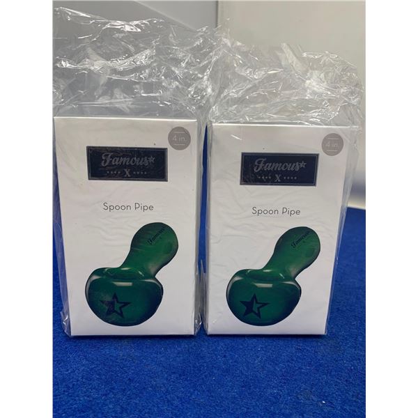 Famous X 4in Spoon Pipes (2ct)