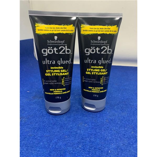 Schwarzkopf Got2b Ultra Glued Styling Gel (2 x 170g)