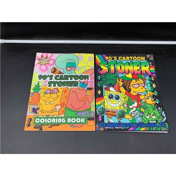 Lot of 2 Adult Colouring Books