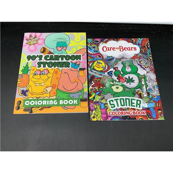 Lot of 2 Adult Colouring Books