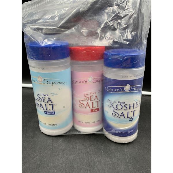 Lot of Assorted Salts (3ct)