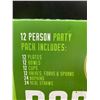 Image 2 : 12 Person Party Pack- bowls, utensils, plates, cups, straws and napkins