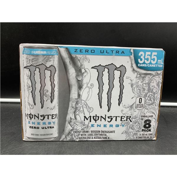 Monster Energy Zero Ultra Energy Drinks (8 x 355ml)