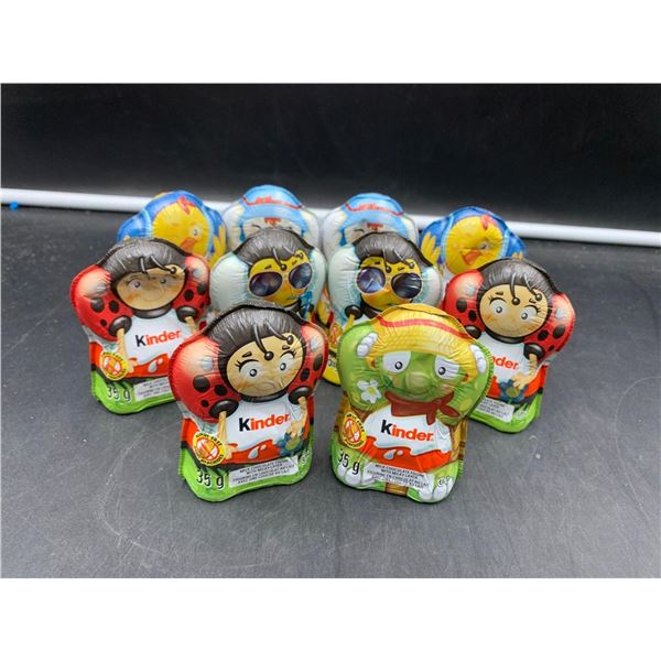Lot of Kinder Surprise Milk Chocolate Figures with Milky Layer (10 x 35g)